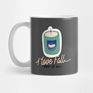 I Love Fall Most Of All Mug